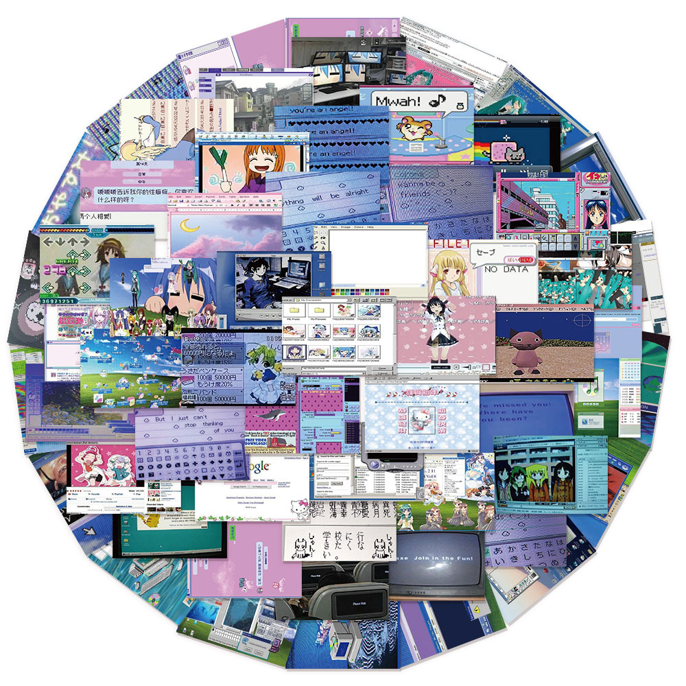 Desk Setup Poster - 64 Uds. Póster antiguo Webcore creativo
