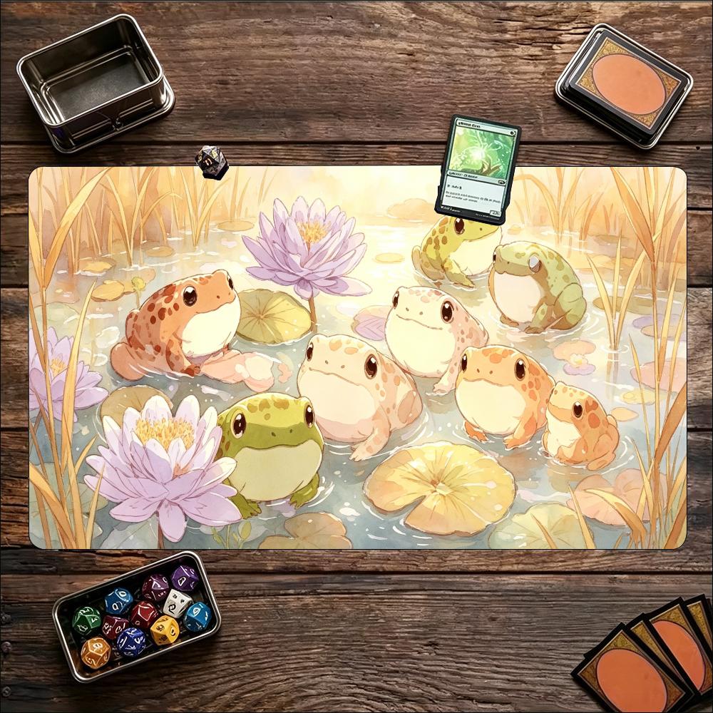 Desk Setup Natural - Alfombrilla de Juego Grande con Diseño