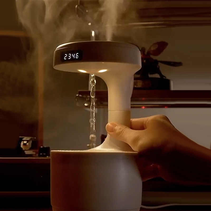 Desk Setup Essentials - Humidificador de aire con gotas de