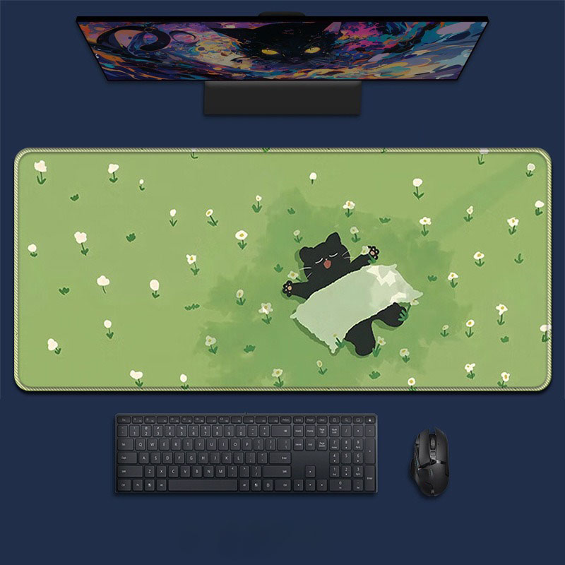 Alfombrilla de ratón grande pa - Desk Setup Natural reseña y precio