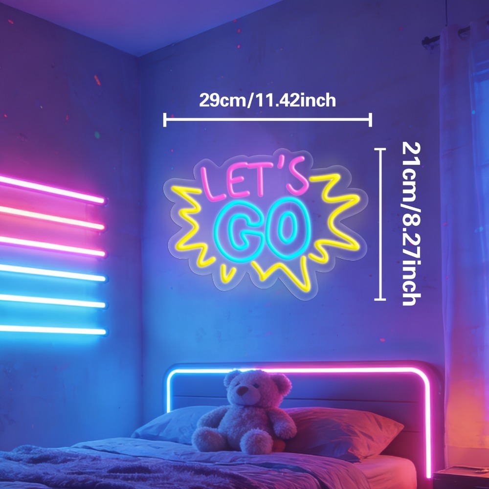 Letrero LED de Neón Multicolor - Desk Setup Quotes reseña y precio