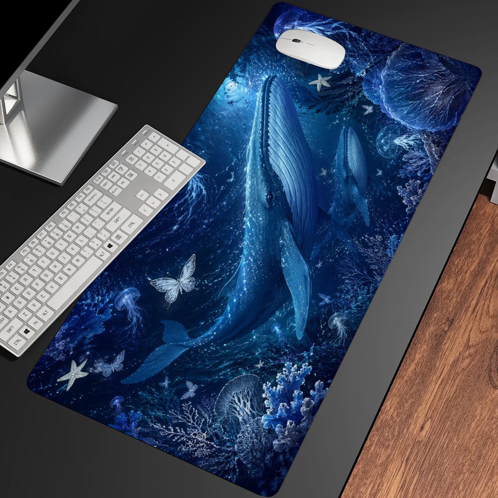 Alfombrilla de ratón para jueg - Desk Setup Blue reseña y precio