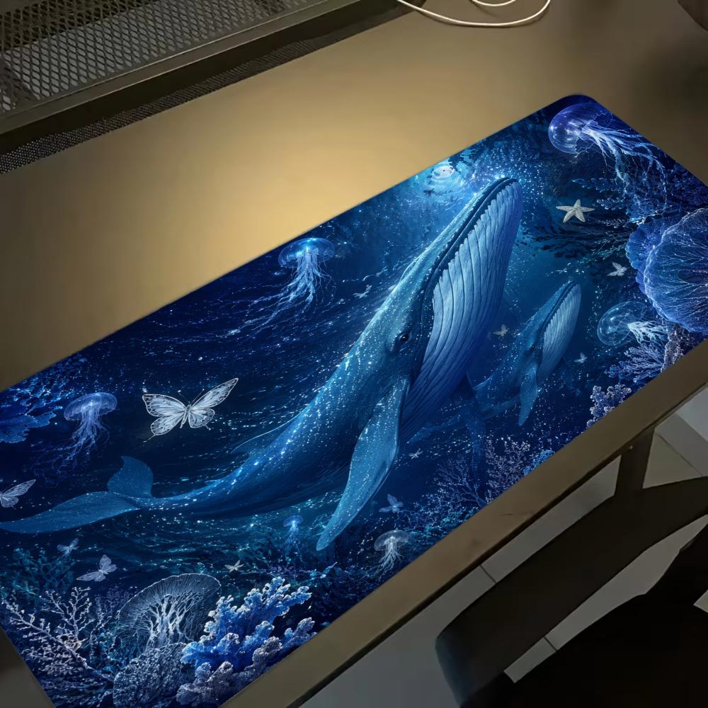 Alfombrilla de ratón para jueg - Desk Setup Blue reseña y precio