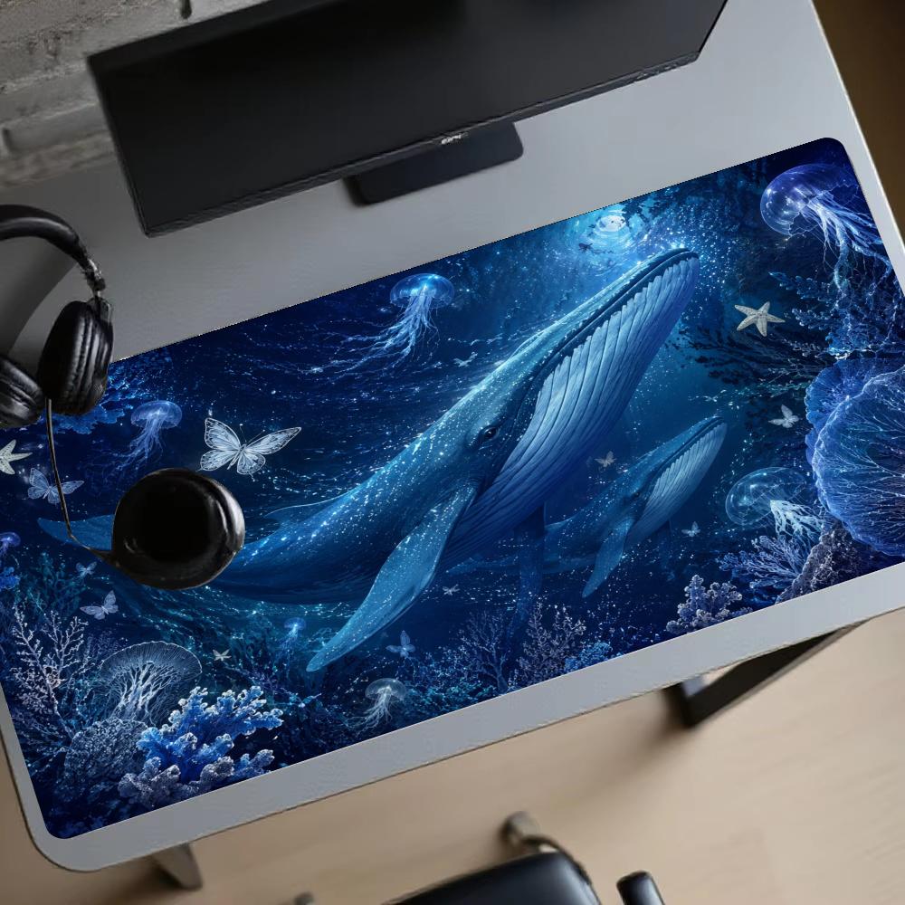 Alfombrilla de ratón para jueg - Desk Setup Blue reseña y precio