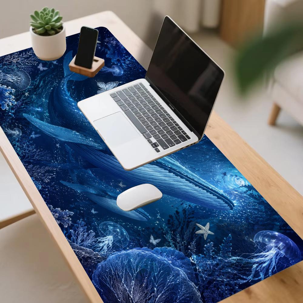 Alfombrilla de ratón para jueg - Desk Setup Blue reseña y precio