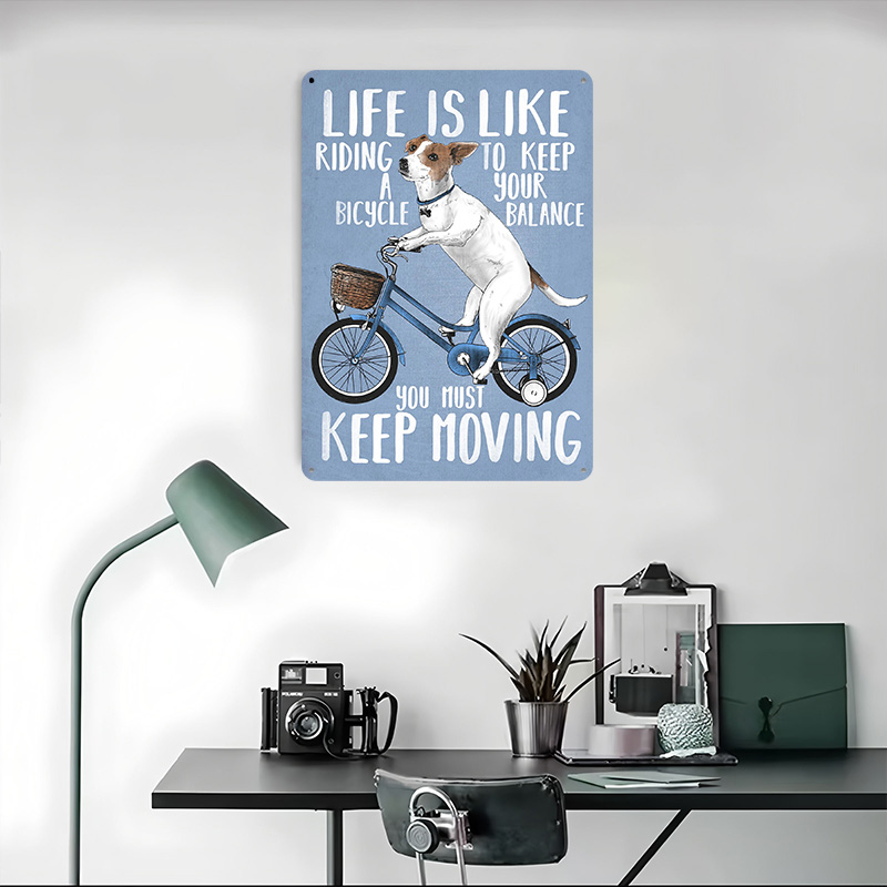 Póster Metálico 'La Vida Es Co - Desk Setup Poster reseña y precio