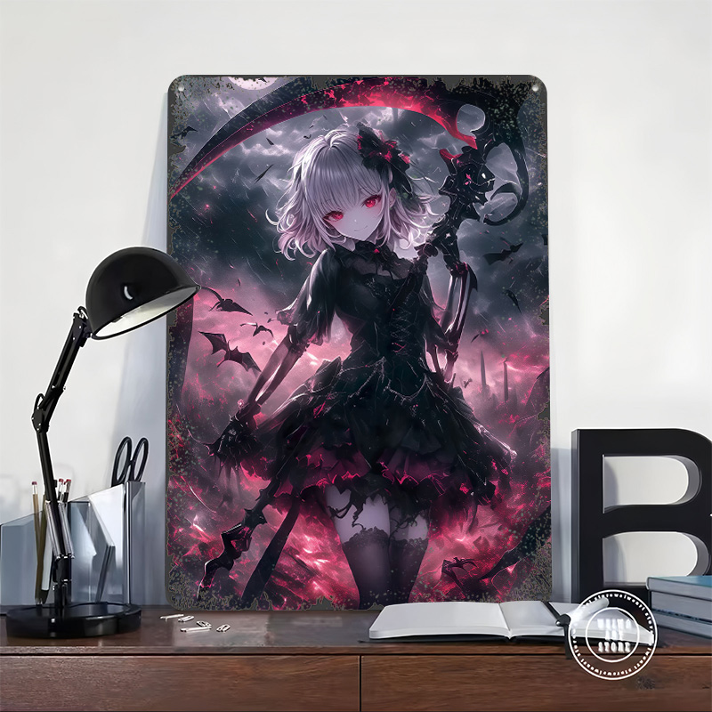 Póster de Chica Demonio Grim R - Desk Setup Poster reseña y precio