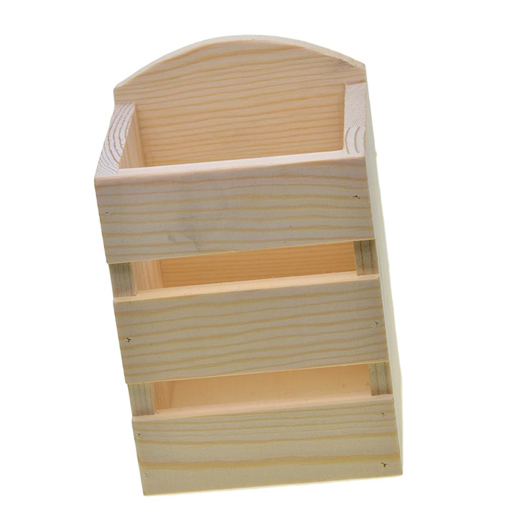 Portalápices de Madera Natural - Desk Setup Natural reseña y precio