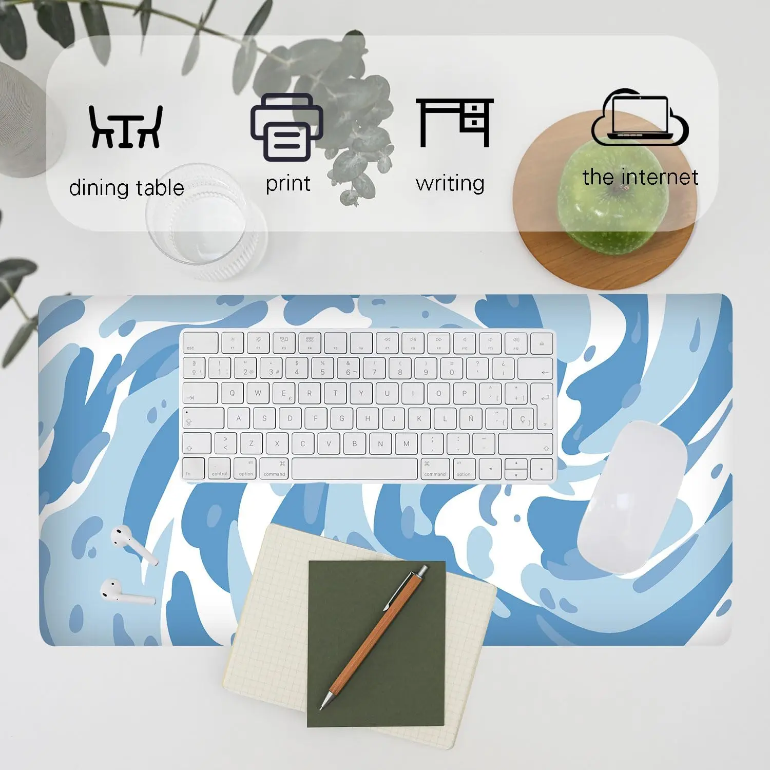 Alfombrilla de Ratón para Jueg - Desk Setup Blue reseña y precio