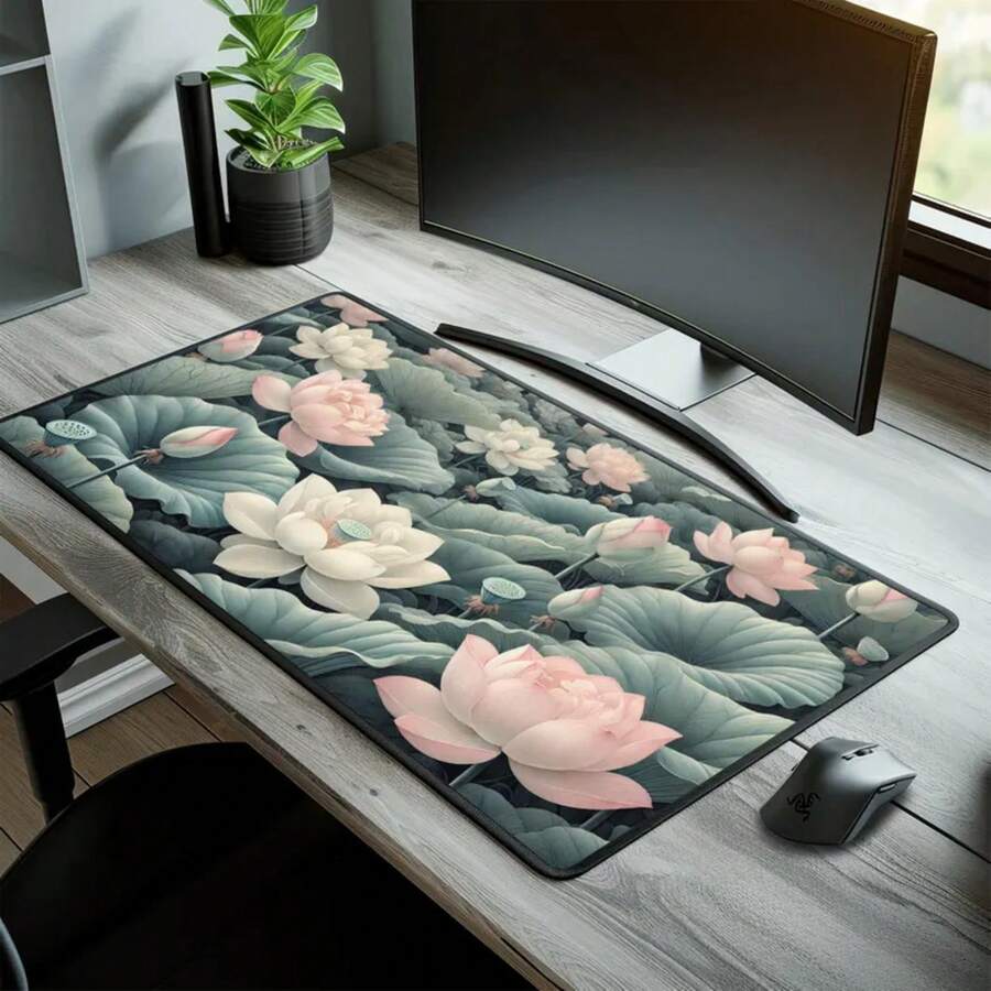 Alfombrilla de Escritorio Gran - Desk Setup Natural reseña y precio