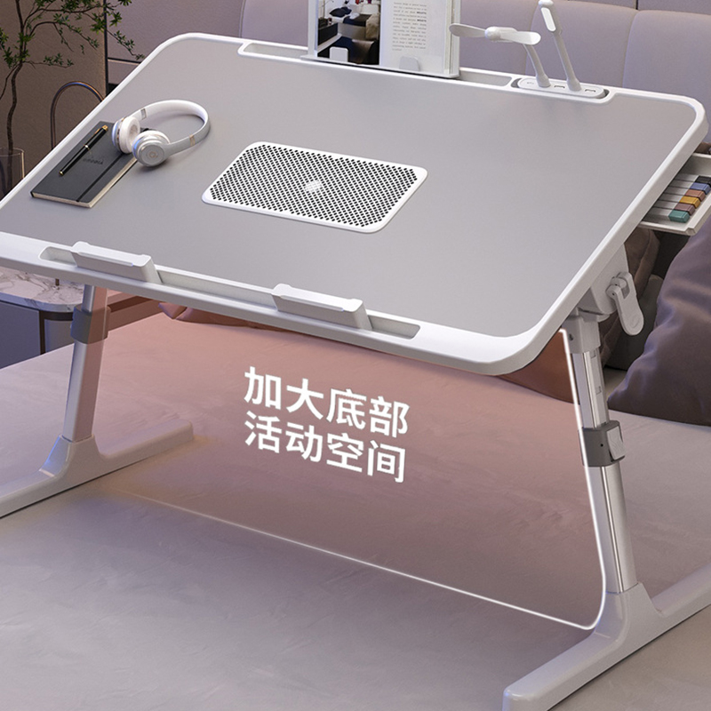 Mesa sobre la cama, mesas de e - Desk Setup Oak reseña y precio