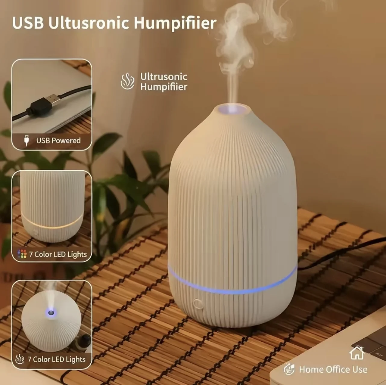 Difusor de Aroma Ultrasónico c - Desk Setup Essentials reseña y precio