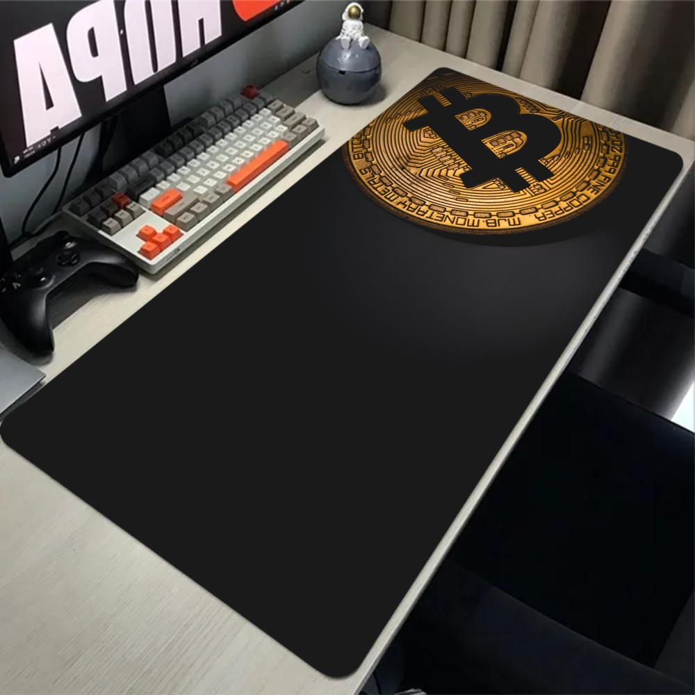 Alfombrilla de ratón bitcoin p - Desk Setup Black reseña y precio
