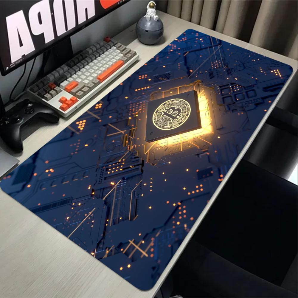 Alfombrilla de ratón bitcoin p - Desk Setup Black reseña y precio