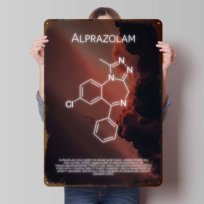 Pósteres de hojalata de molécu - Desk Setup Poster reseña y precio