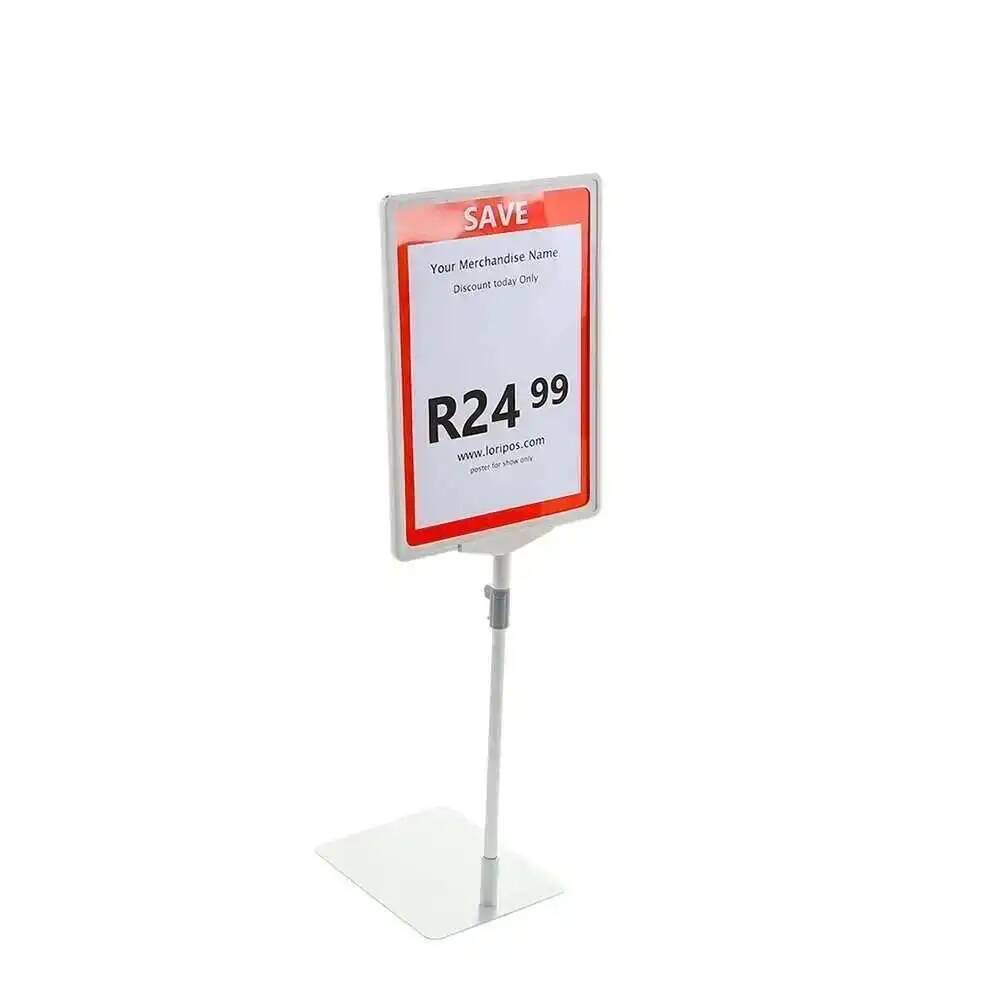 Marco A4 blanco, soporte de et - Desk Setup Poster reseña y precio