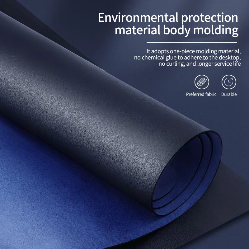Alfombrilla protectora de gran - Desk Setup Blue reseña y precio