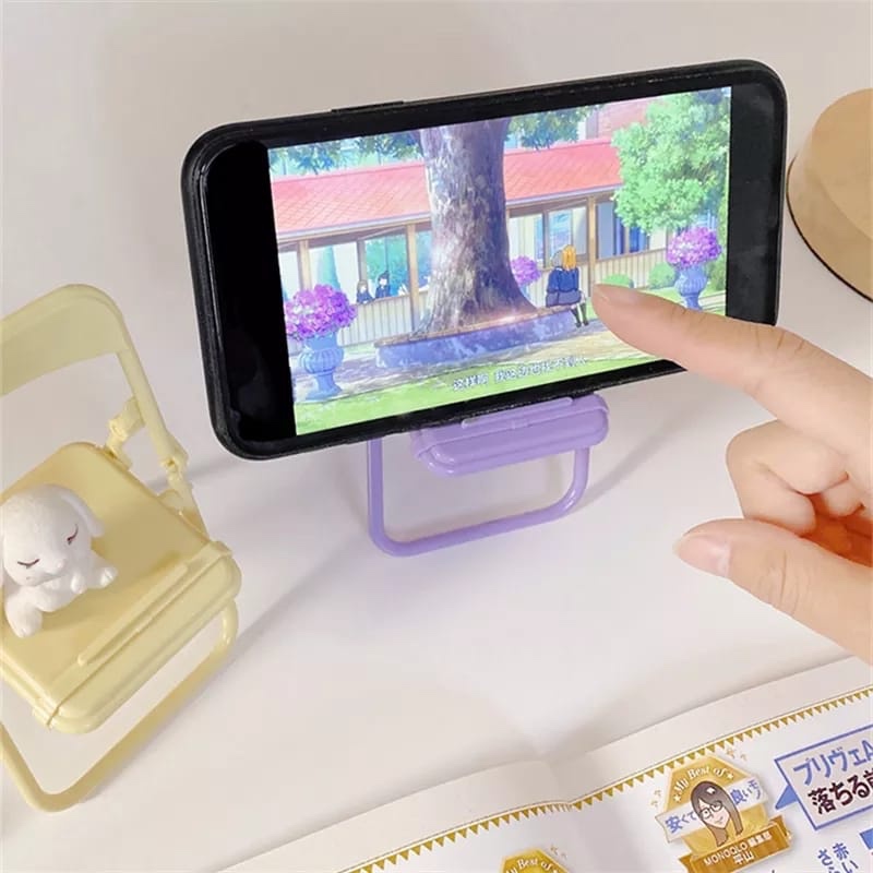 Soporte para teléfono con form - Desk Setup Decor reseña y precio