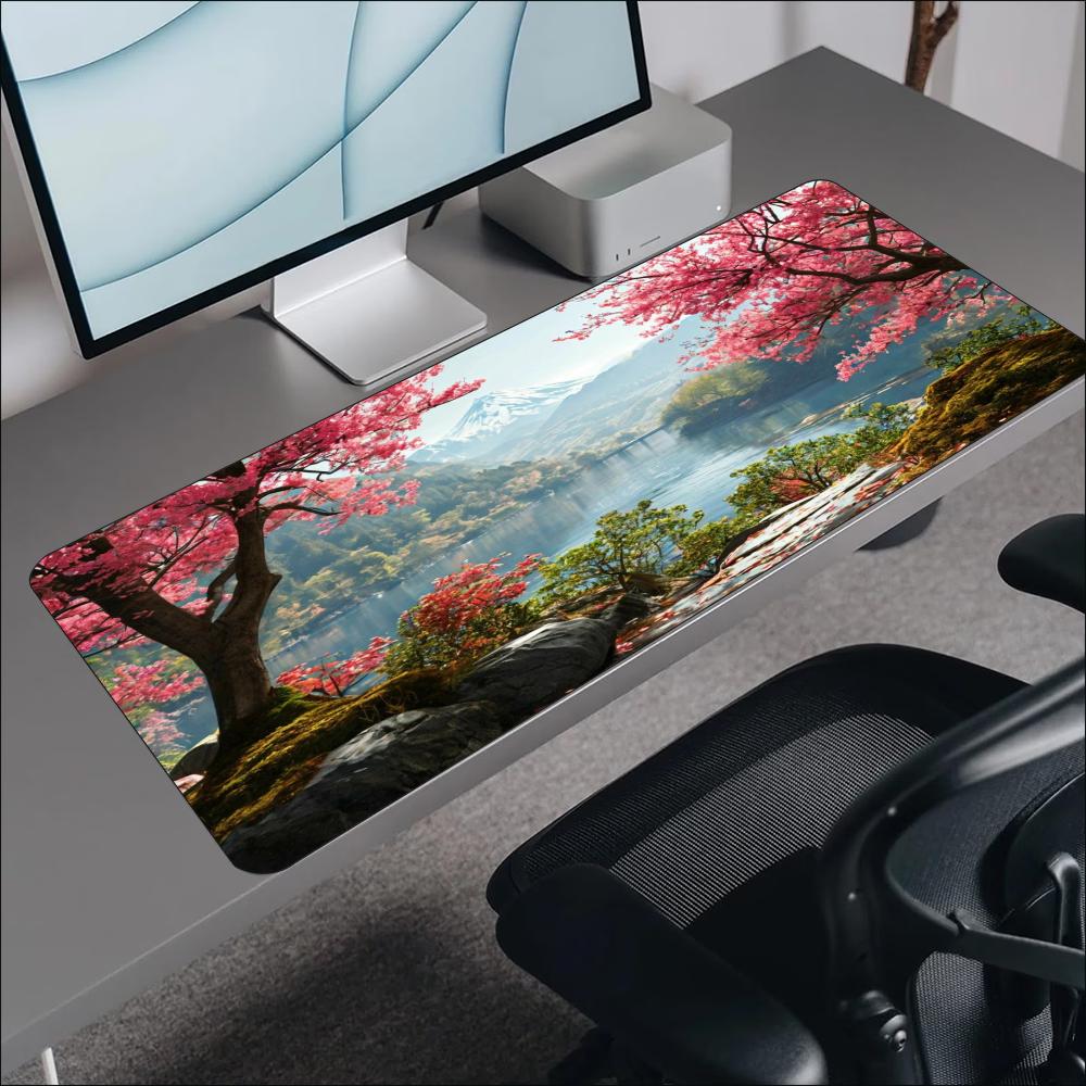 Alfombrilla de ratón grande co - Desk Setup Natural reseña y precio