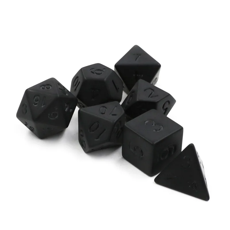 7 unids/lote juego de dados ne - Desk Setup Black reseña y precio