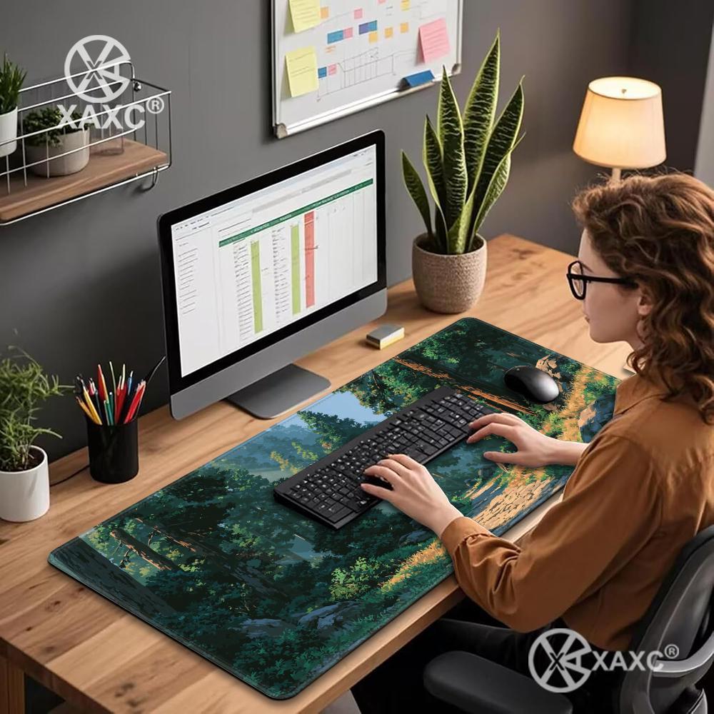 Alfombrilla de ratón Forest Es - Desk Setup Natural reseña y precio