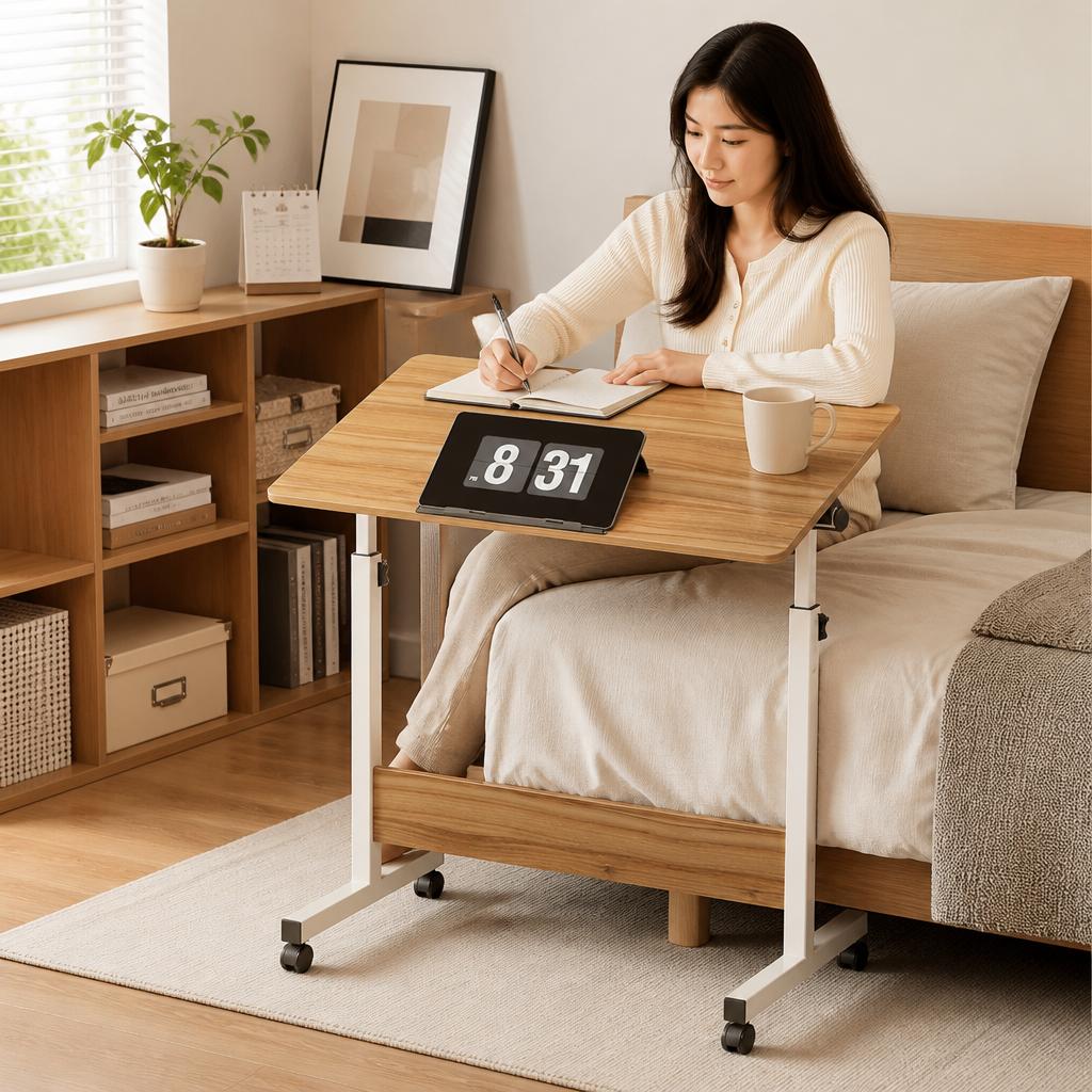 Escritorio de pie con altura a - Desk Setup Oak reseña y precio