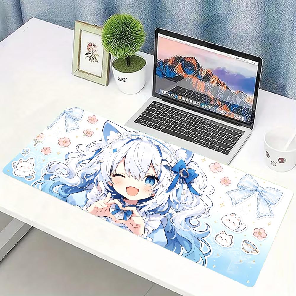 Alfombrilla de ratón grande pa - Desk Setup Blue reseña y precio