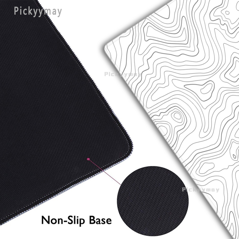 Alfombrilla de ratón grande en - Desk Setup Black reseña y precio