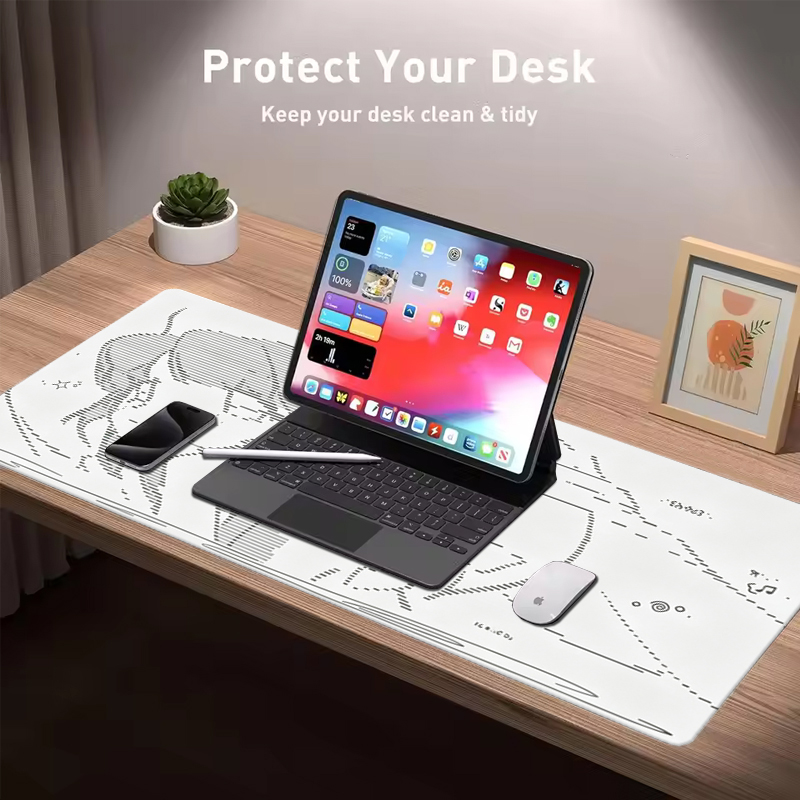 Alfombrilla de Ratón de Cuero  - Desk Setup Kawaii reseña y precio