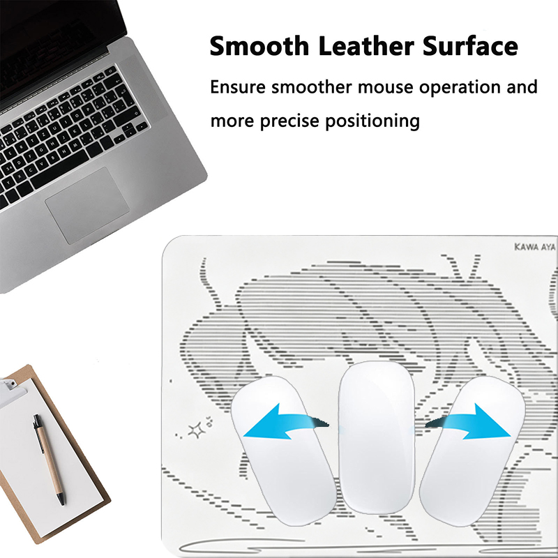 Alfombrilla de Ratón de Cuero  - Desk Setup Kawaii reseña y precio