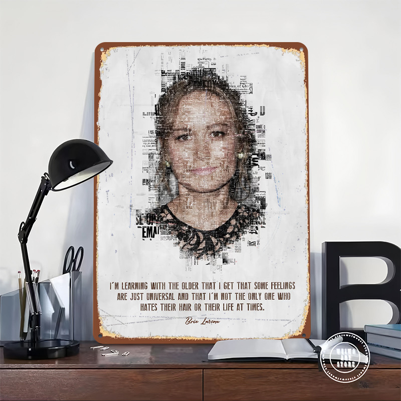 Póster artístico con cita de B - Desk Setup Poster reseña y precio