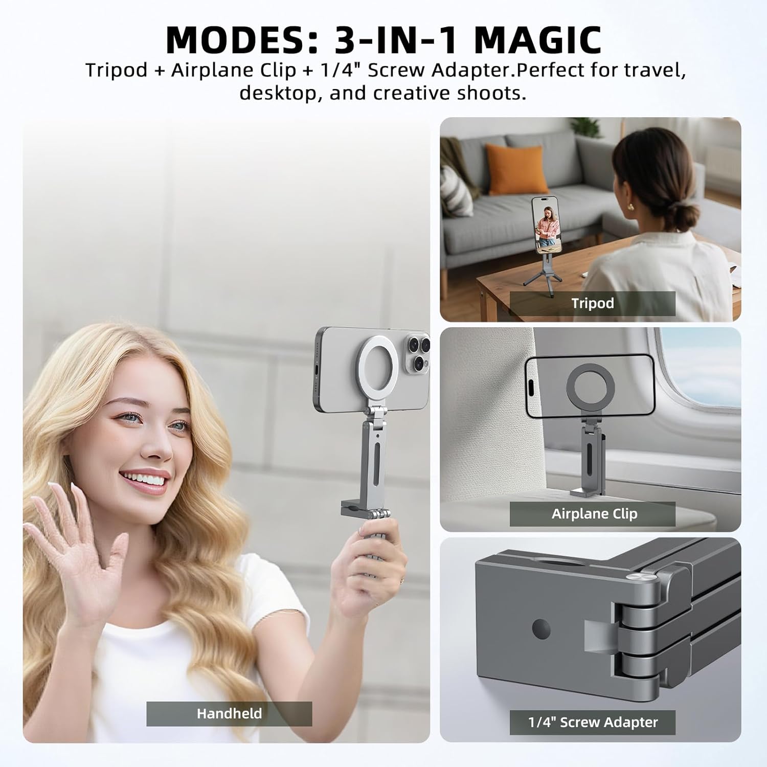 Soporte Magnético Universal Aj - Desk Setup Essentials reseña y precio